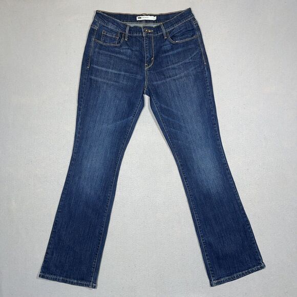 Levis 515 Jeans Women's Size 6M 30x32 Bootcut Dark Wash‎ Denim - Picture 1 of 12